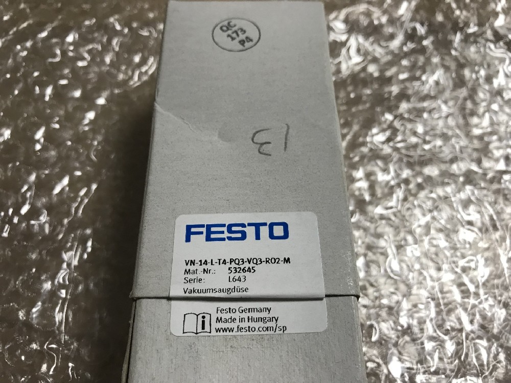 德國(guó)FESTO集成式真空發(fā)生器VN-14-L-T4-PQ3-VQ3-RQ2-M